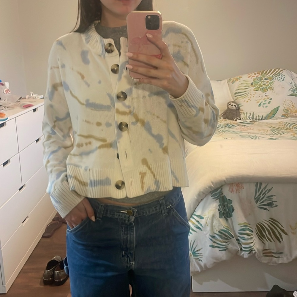 Madewell Tie-Dye Broadway Cardigan